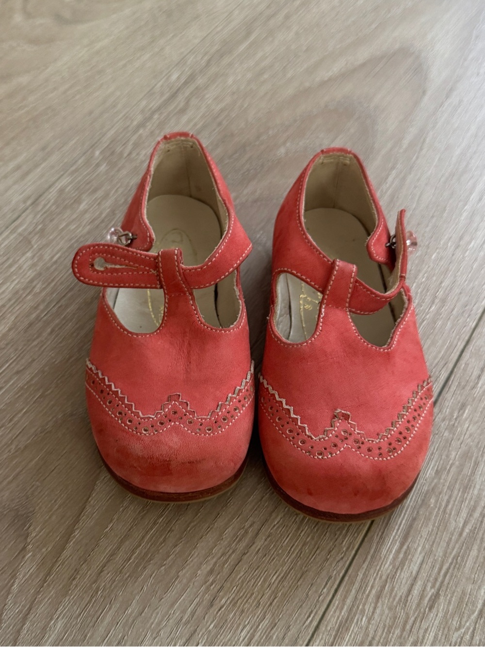 Hot pink leather saddle shoes - Argentinian brand marafuschi - size 5